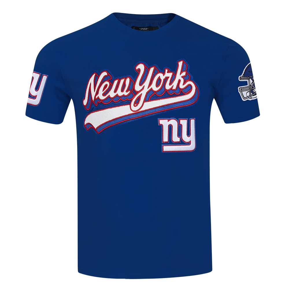 PLAYERA NFL NEW YORK GIANTS SCRIPT TAIL