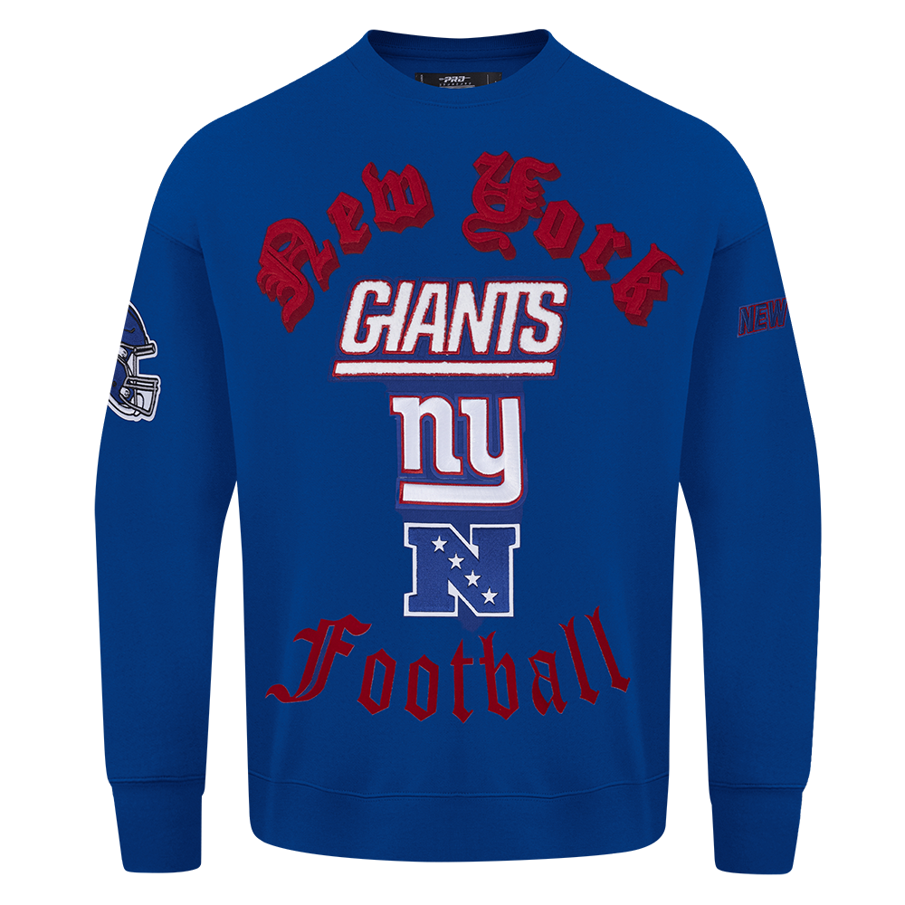 SUDADERA DE CUELLO REDONDO NFL NEW YORK GIANTS OLD ENGLISH