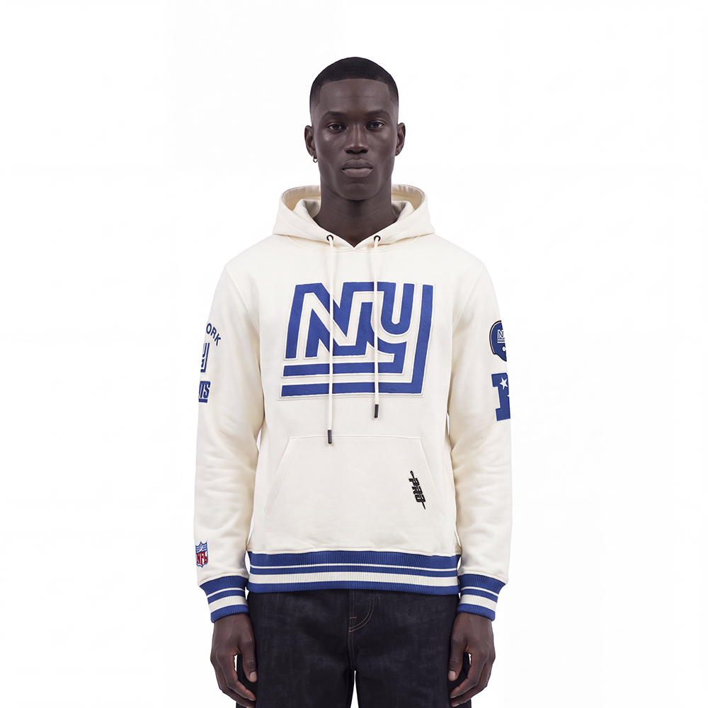 SUDADERA CON GORRO NFL NEW YORK GIANTS RETRO CLASSICS