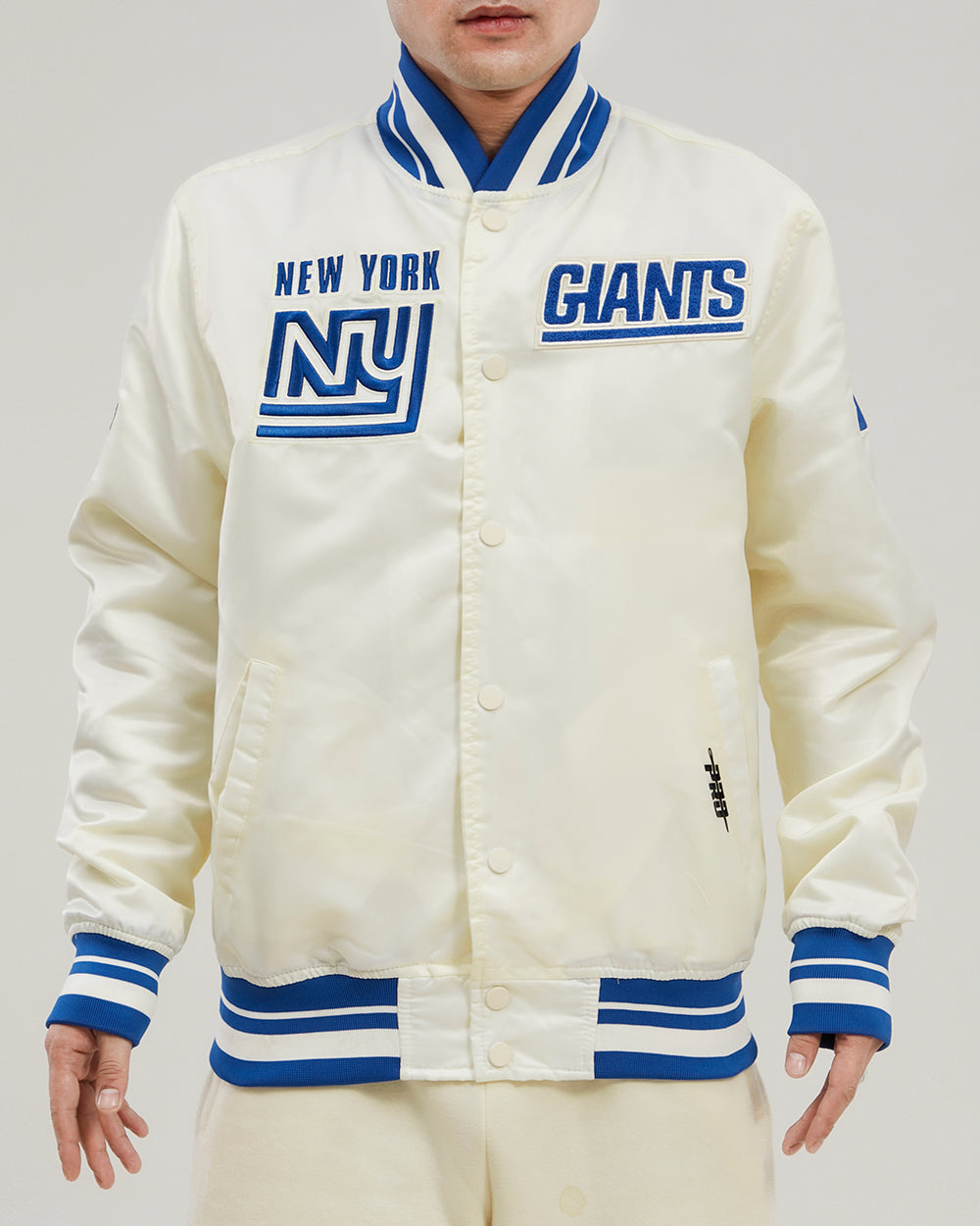 CHAMARRA DE SATÉN NFL NEW YORK GIANTS RETRO CLASSICS