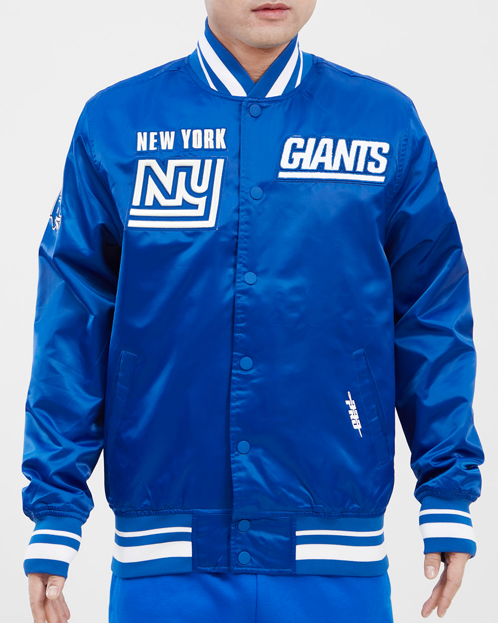 CHAMARRA DE SATÍN NFL NEW YORK GIANTS RETRO CLASSICS