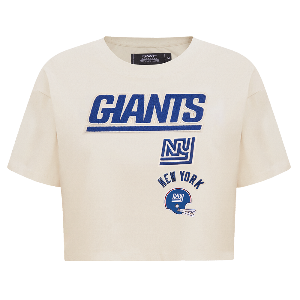 PLAYERA CROP NFL NEW YORK GIANTS RETRO CLASSICS PARA MUJER