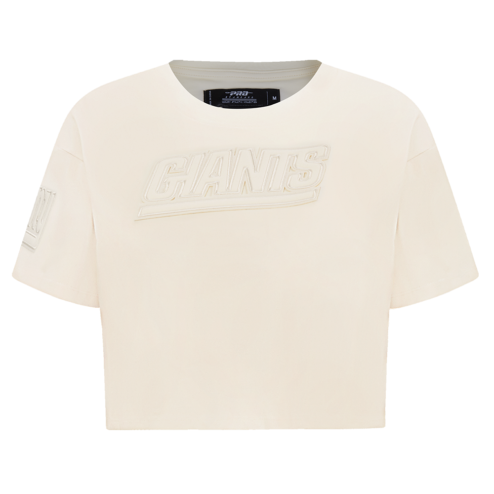 PLAYERA CROP NFL NEW YORK GIANTS NEUTRAL PARA MUJER