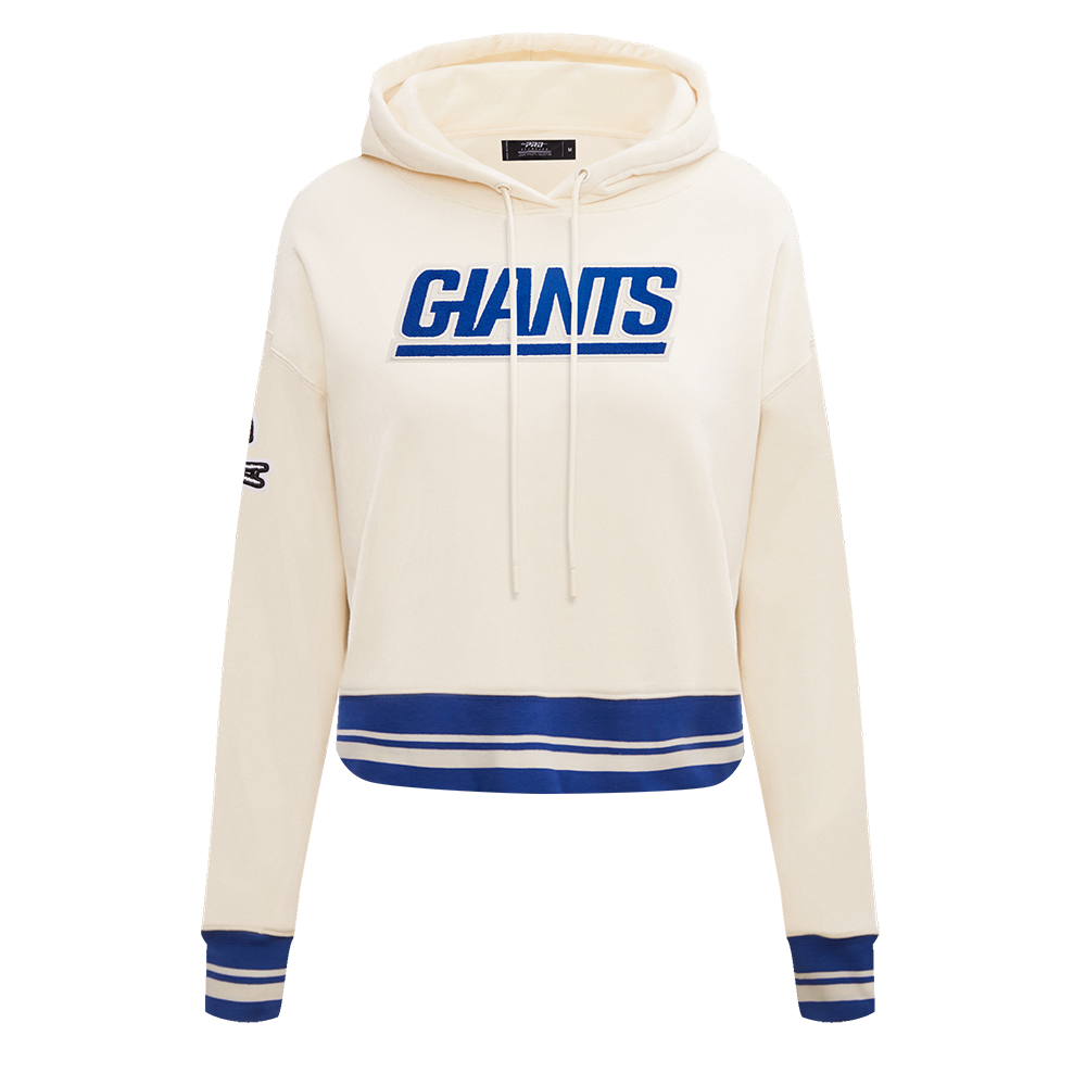 SUDADERA CON GORRO NFL NEW YORK GIANTS RETRO CLASSICS PARA MUJER