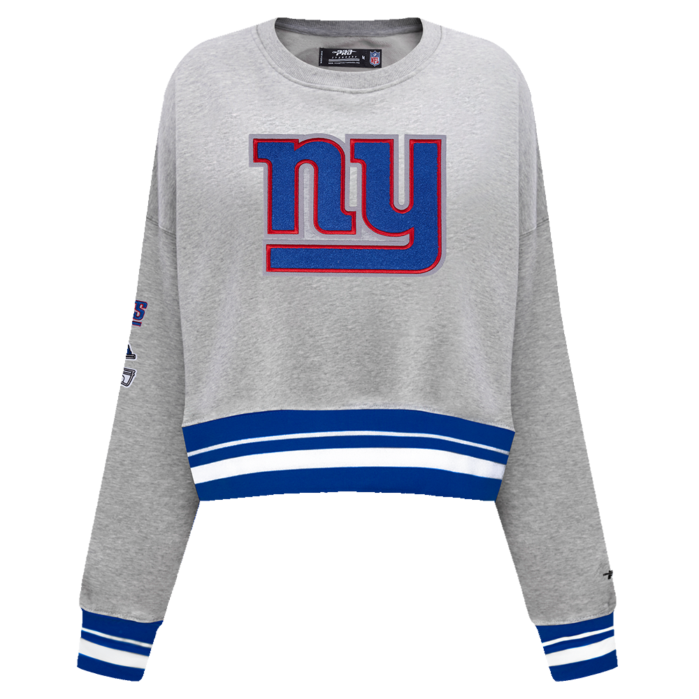 SUDADERA DE CUELLO REDONDO NFL NEW YORK GIANTS MASH UP PARA MUJER
