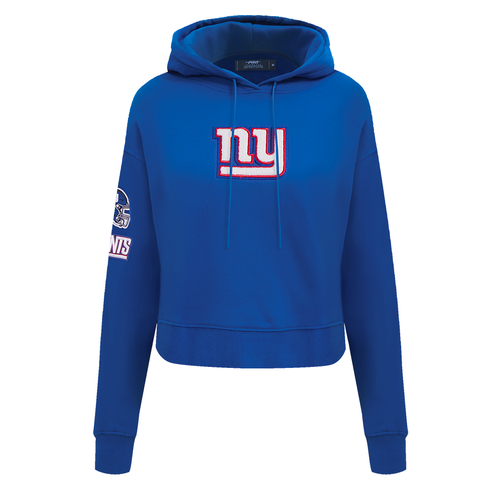 SUDADERA CON GORRO NFL NEW YORK GIANTS CLASSIC ESSENTIALS PARA MUJER