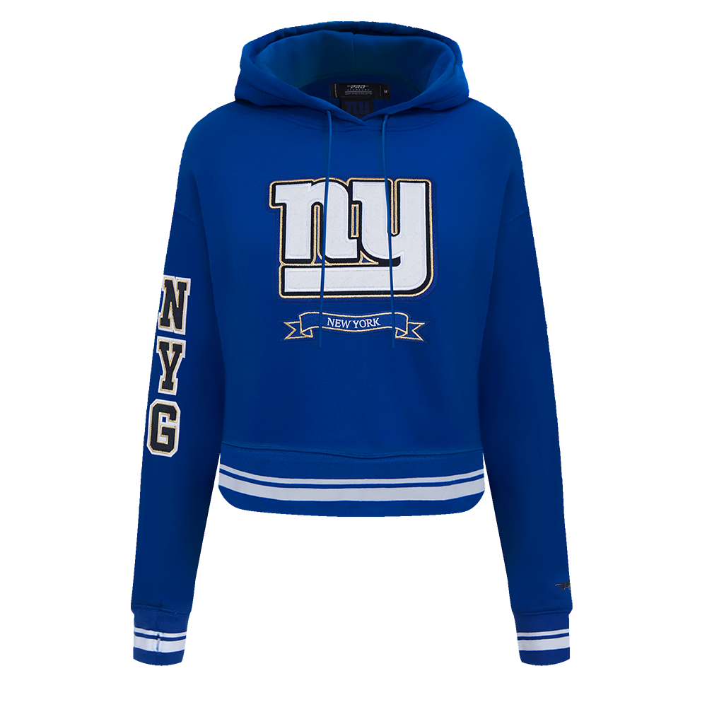 SUDADERA CON GORRO NFL NEW YORK GIANTS PRO PREP PARA MUJER
