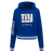 SUDADERA CON GORRO NFL NEW YORK GIANTS PRO PREP PARA MUJER