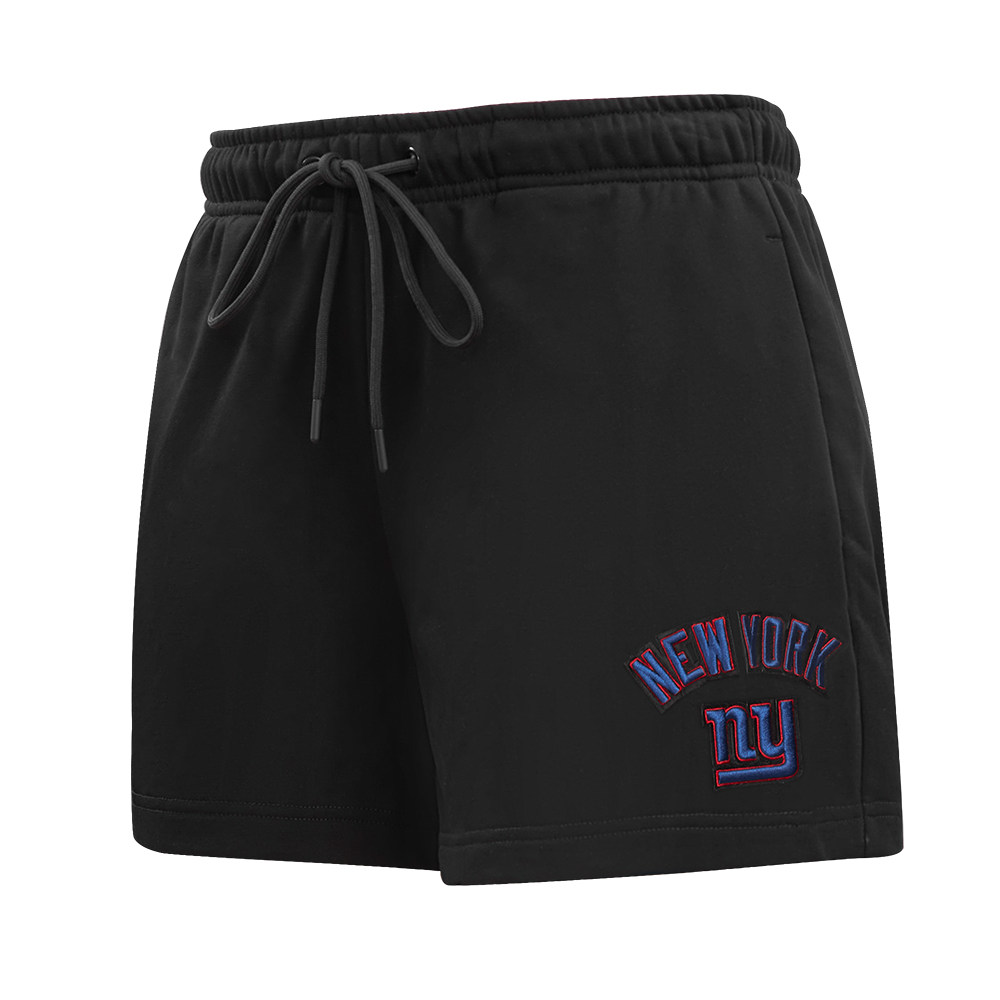 SHORTS DE ALGODÓN NFL NEW YORK GIANTS CLASSIC CHENILLE PARA MUJER
