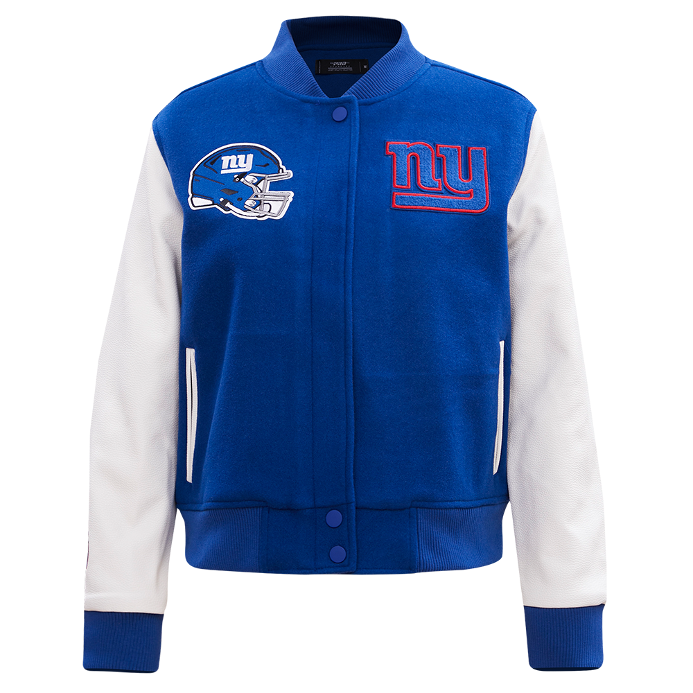 CHAMARRA UNIVERSITARIA NFL NEW YORK GIANTS CLASSIC ESSENTIALS PARA MUJER