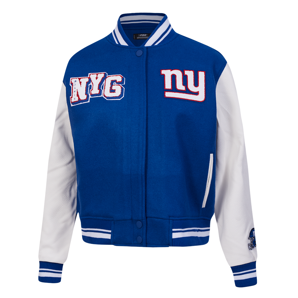 CHAMARRA UNIVERSITARIA NFL NEW YORK GIANTS MASH UP PARA MUJER