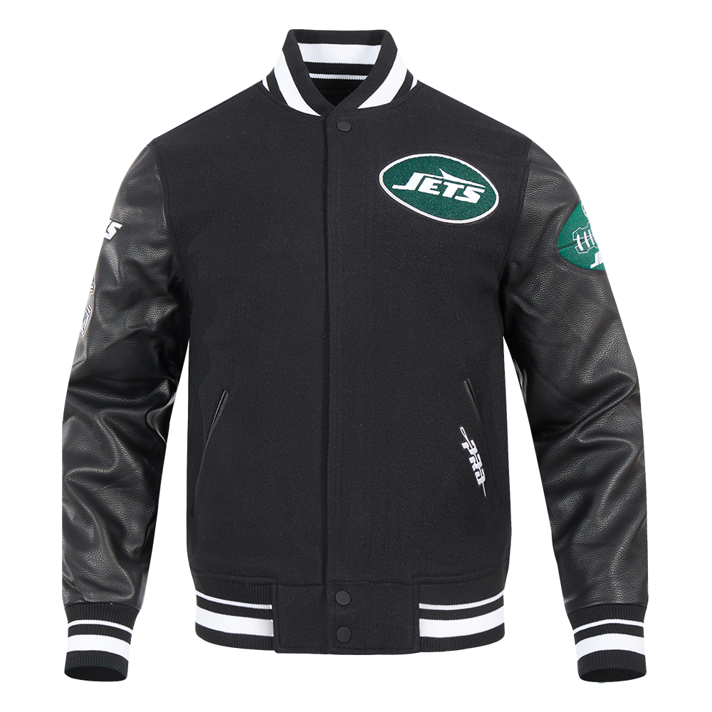 CHAMARRA UNIVERSITARIA NFL NEW YORK JETS OLD ENGLISH