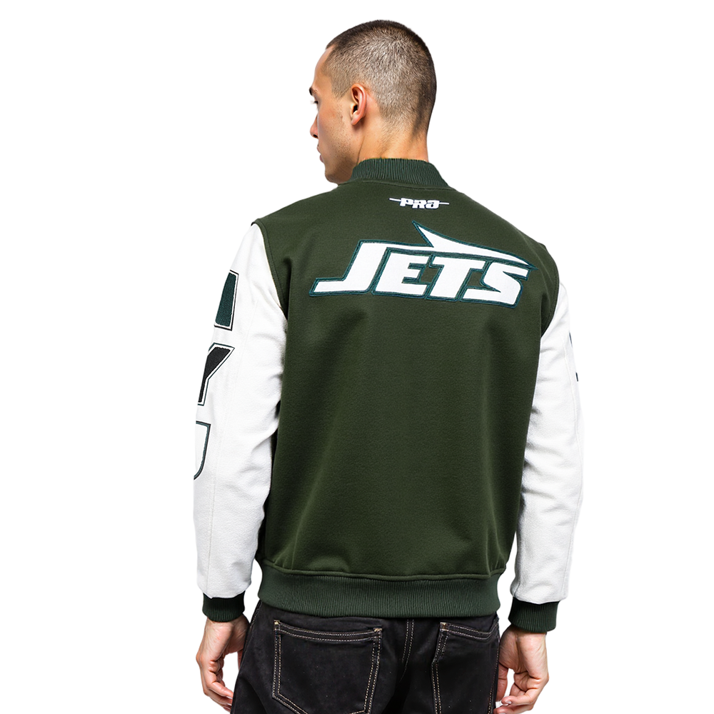 CHAMARRA UNIVERSITARIA NFL NEW YORK JETS CLASSIC VARSITY