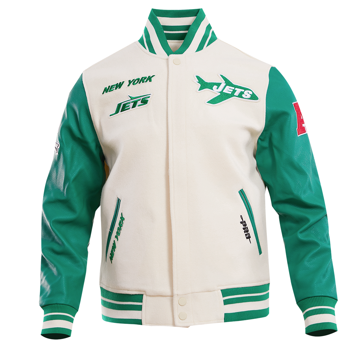 CHAMARRA UNIVERSITARIA NFL NEW YORK JETS RETRO CLASSICS