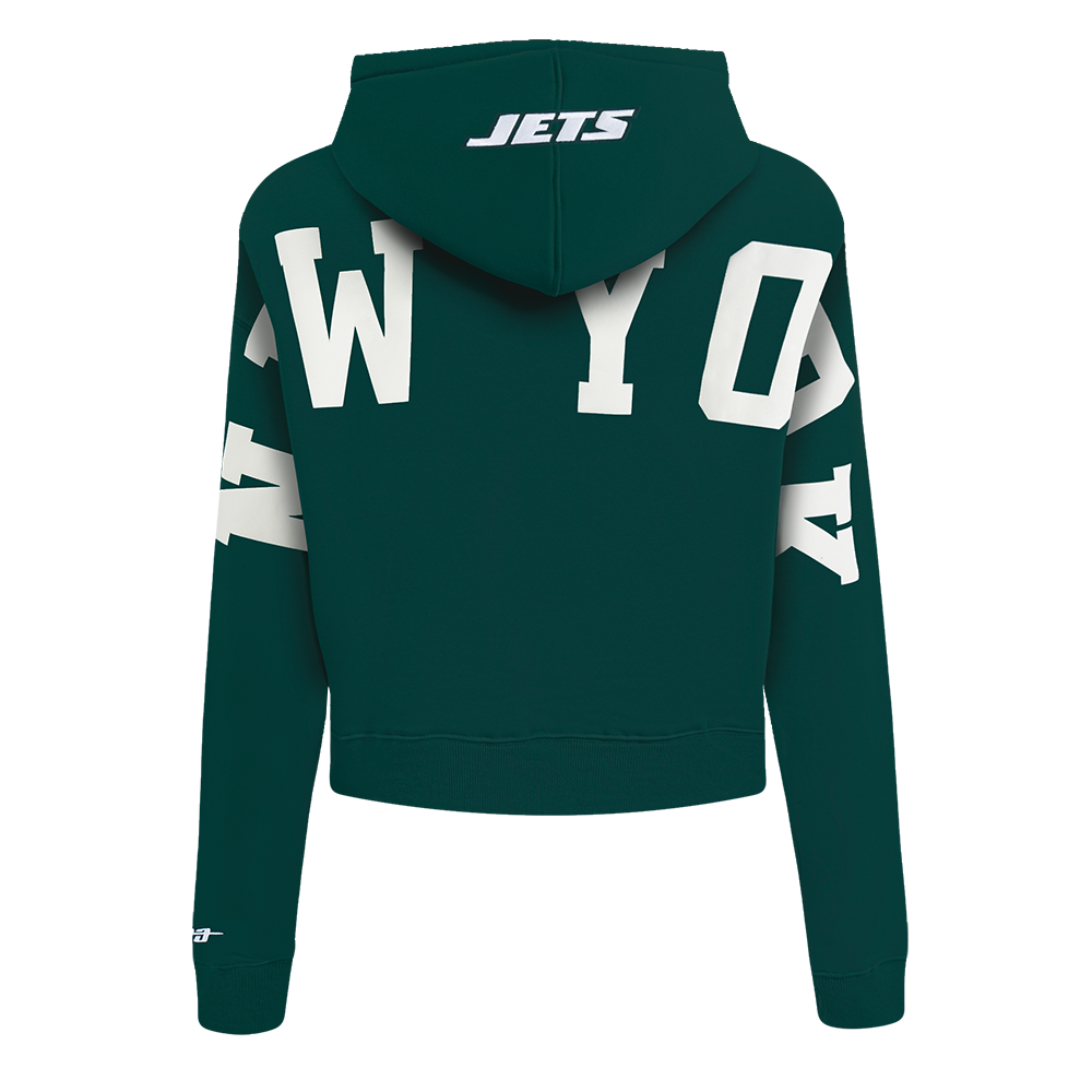 SUDADERA CON GORRO NFL NEW YORK JETS WINGSPAN PARA MUJER