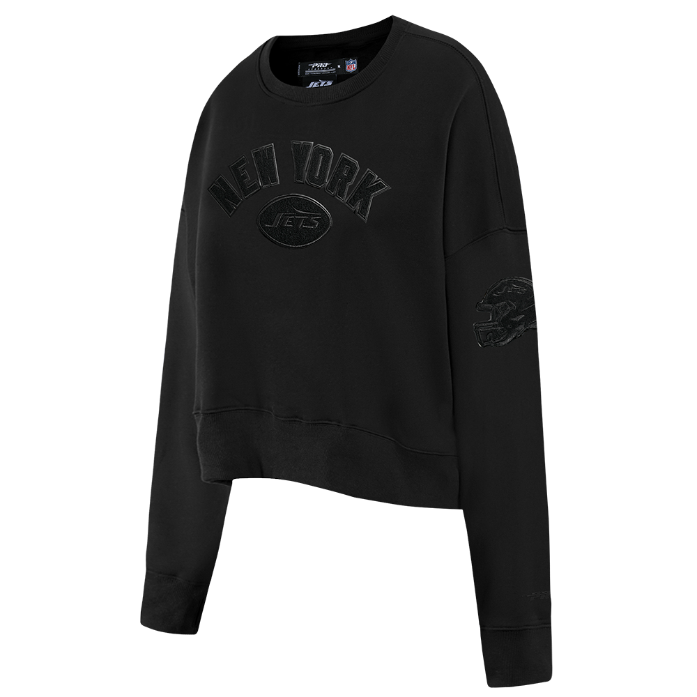 SUDADERA DE CUELLO REDONDO NFL NEW YORK JETS CLASSIC 3BK PARA MUJER