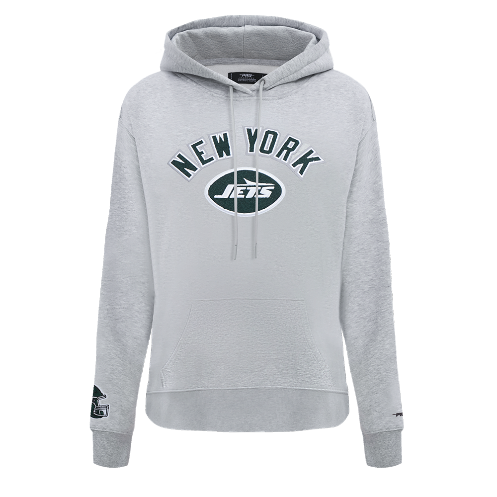 SUDADERA CON GORRO NFL NEW YORK JETS CLASSIC CHENILLE PARA MUJER
