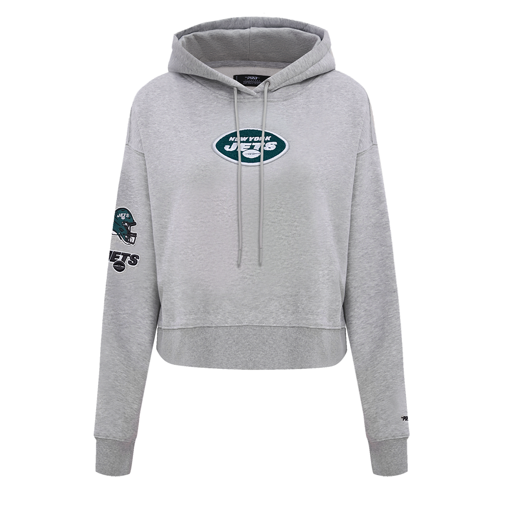 SUDADERA CON GORRO NFL NEW YORK JETS CLASSIC ESSENTIALS PARA MUJER