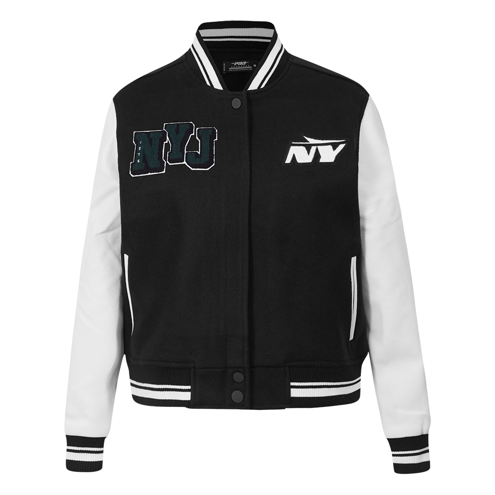 CHAMARRA UNIVERSITARIA NFL NEW YORK JETS MASH UP PARA MUJER