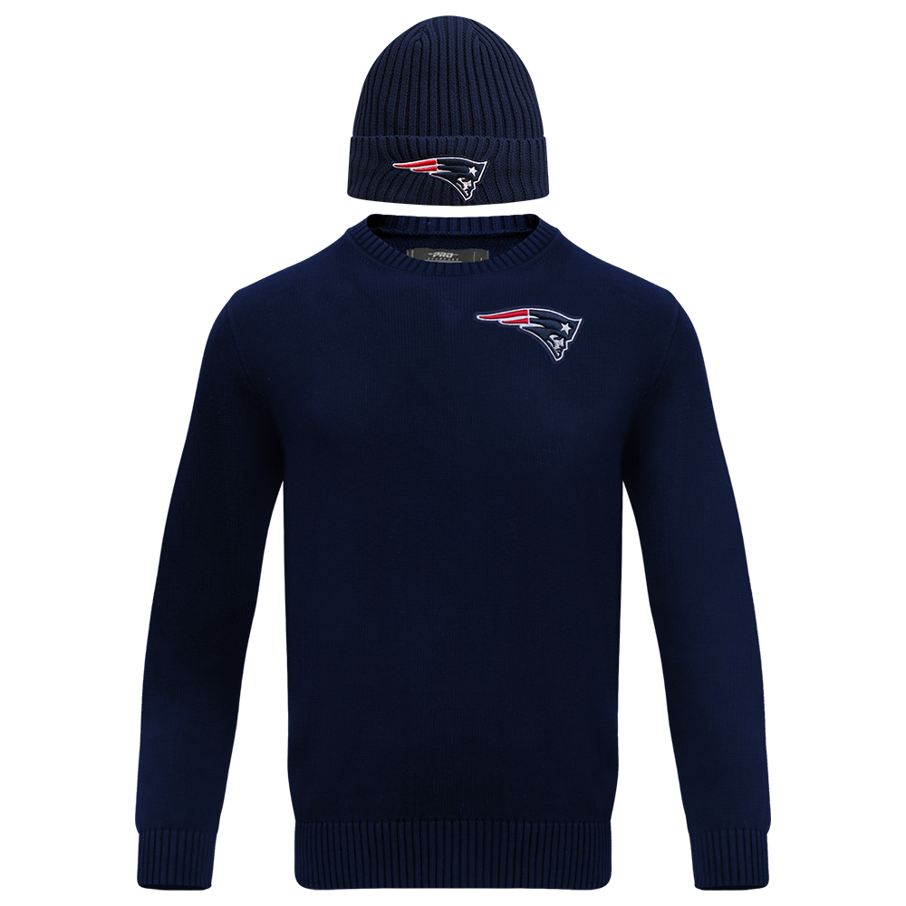 SET NFL NEW ENGLAND PATRIOTS KNIT BOX SET