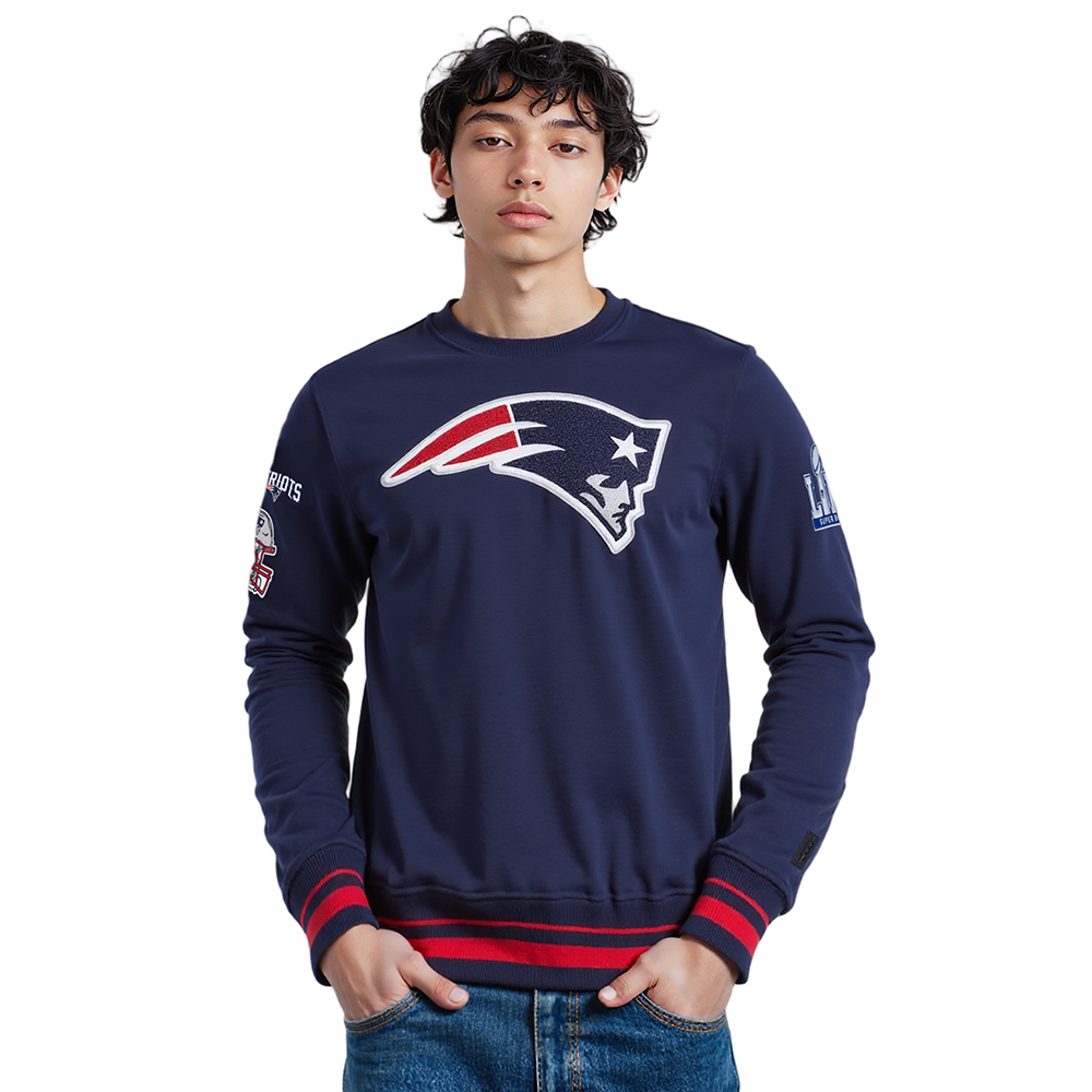 SUDADERA DE CUELLO REDONDO NFL NEW ENGLAND PATRIOTS MASH UP