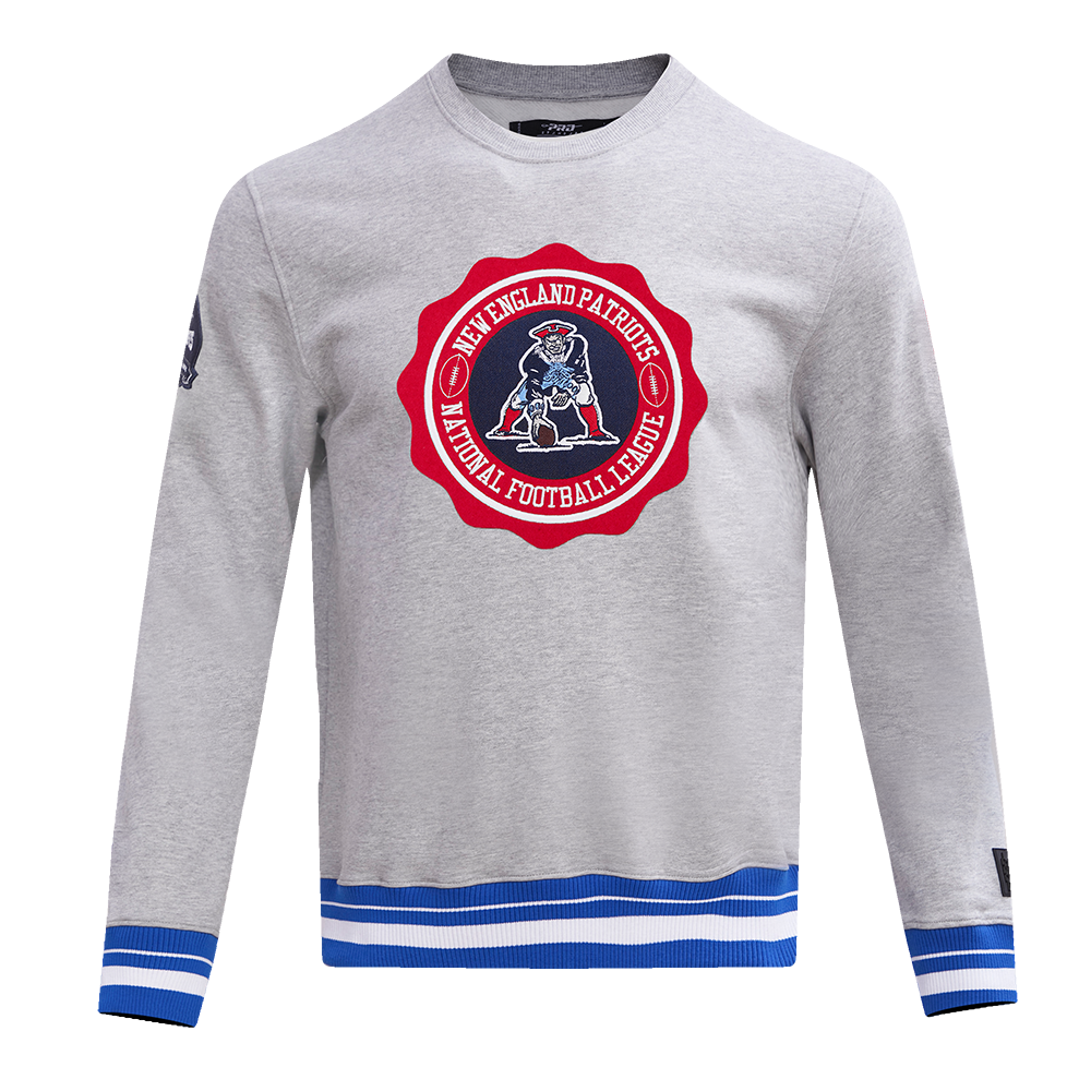 SUDADERA DE CUELLO REDONDO NFL NEW ENGLAND PATRIOTS CREST EMBLEM