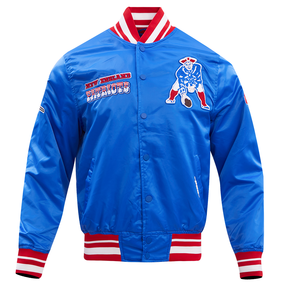 CHAMARRA DE SATÉN NFL NEW ENGLAND PATRIOTS RETRO CLASSICS