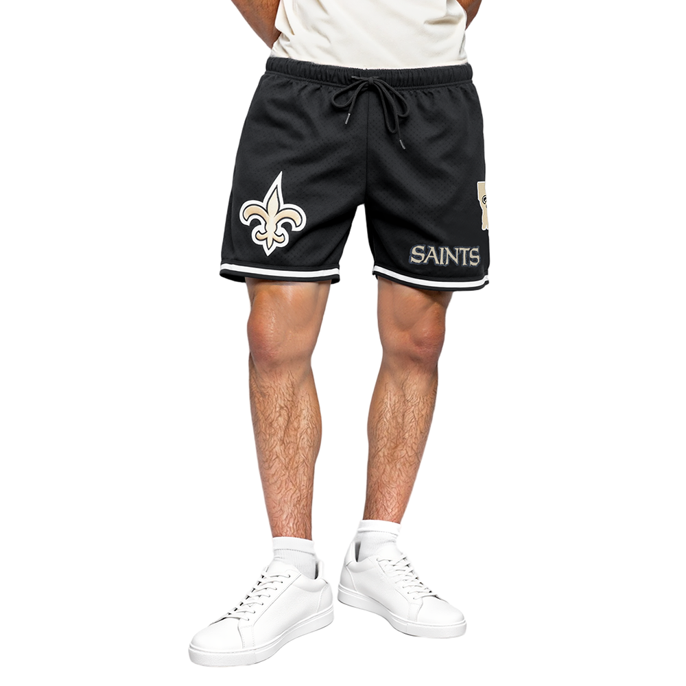 SHORTS DE MALLA NFL NEW ORLEANS SAINTS MESH