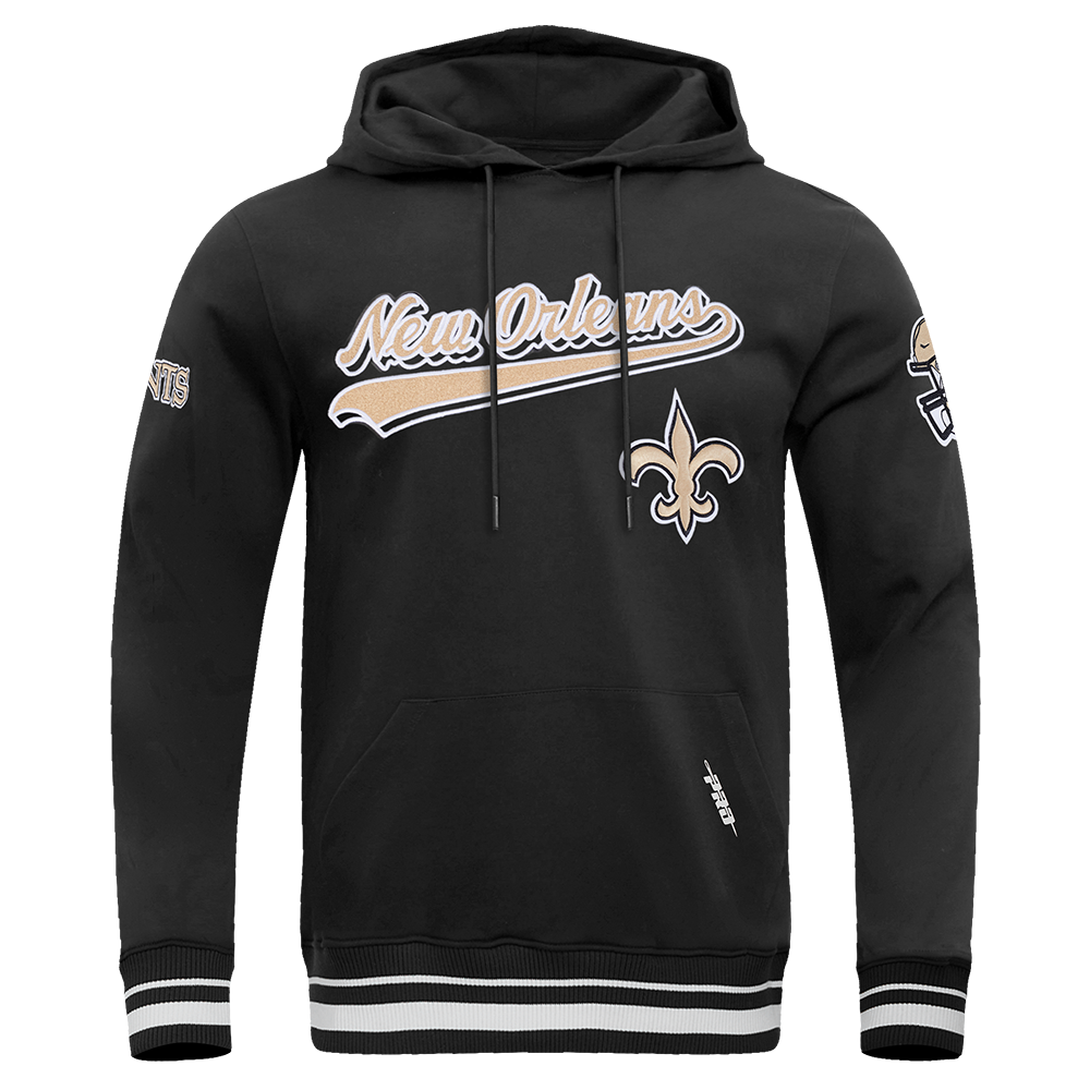 SUDADERA CON GORRO NFL NEW ORLEANS SAINTS SCRIPT TAIL