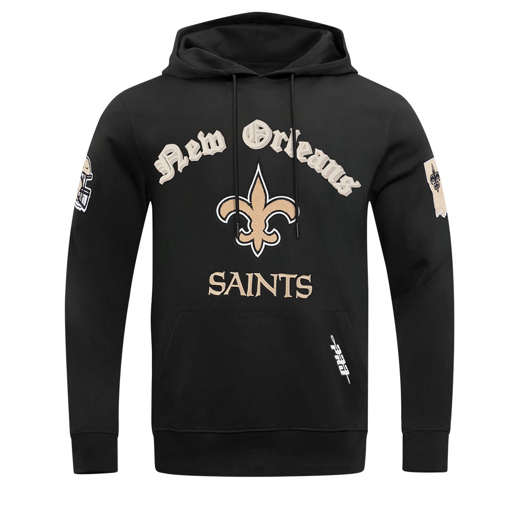 SUDADERA CON GORRO NFL NEW ORLEANS SAINTS OLD ENGLISH