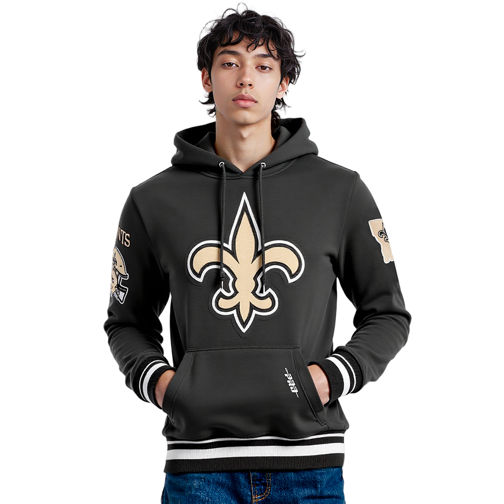 SUDADERA CON GORRO NFL NEW ORLEANS SAINTS MASH UP