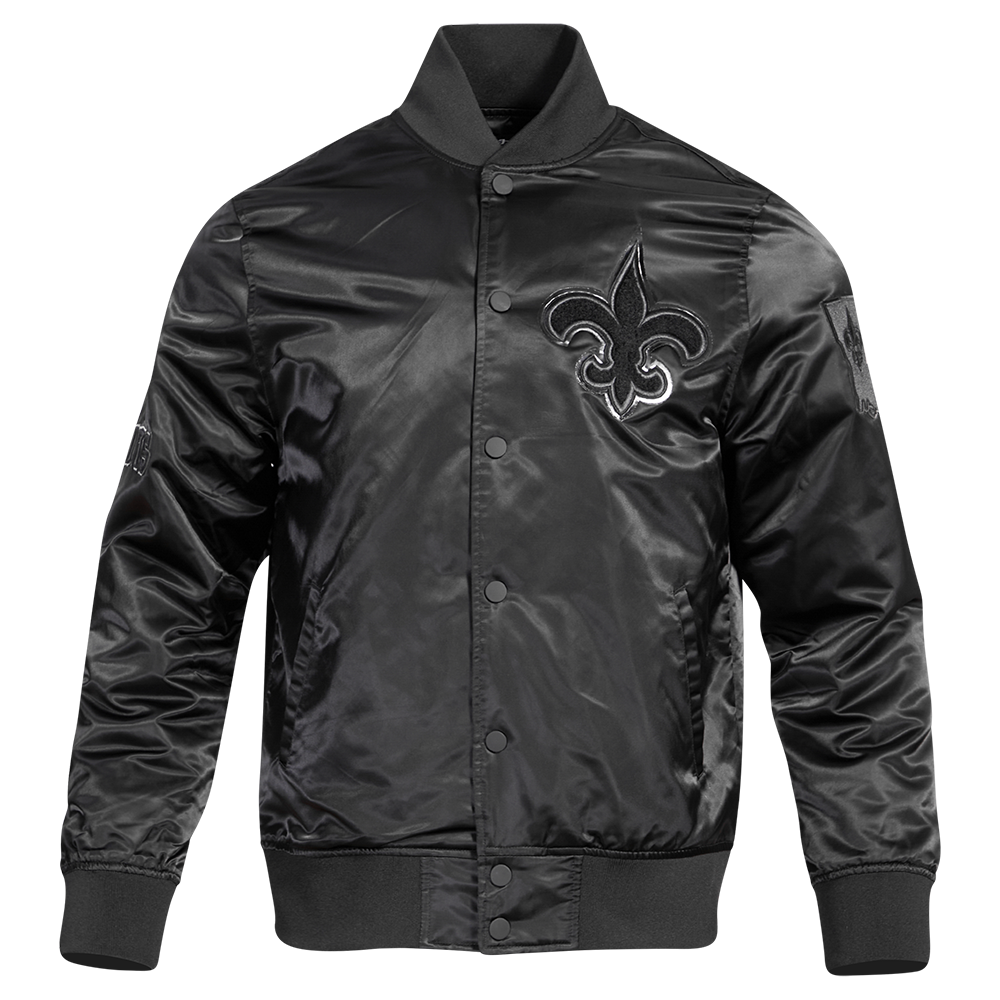 CHAMARRA DE SATÍN NFL NEW ORLEANS SAINTS CLASSIC 3BK