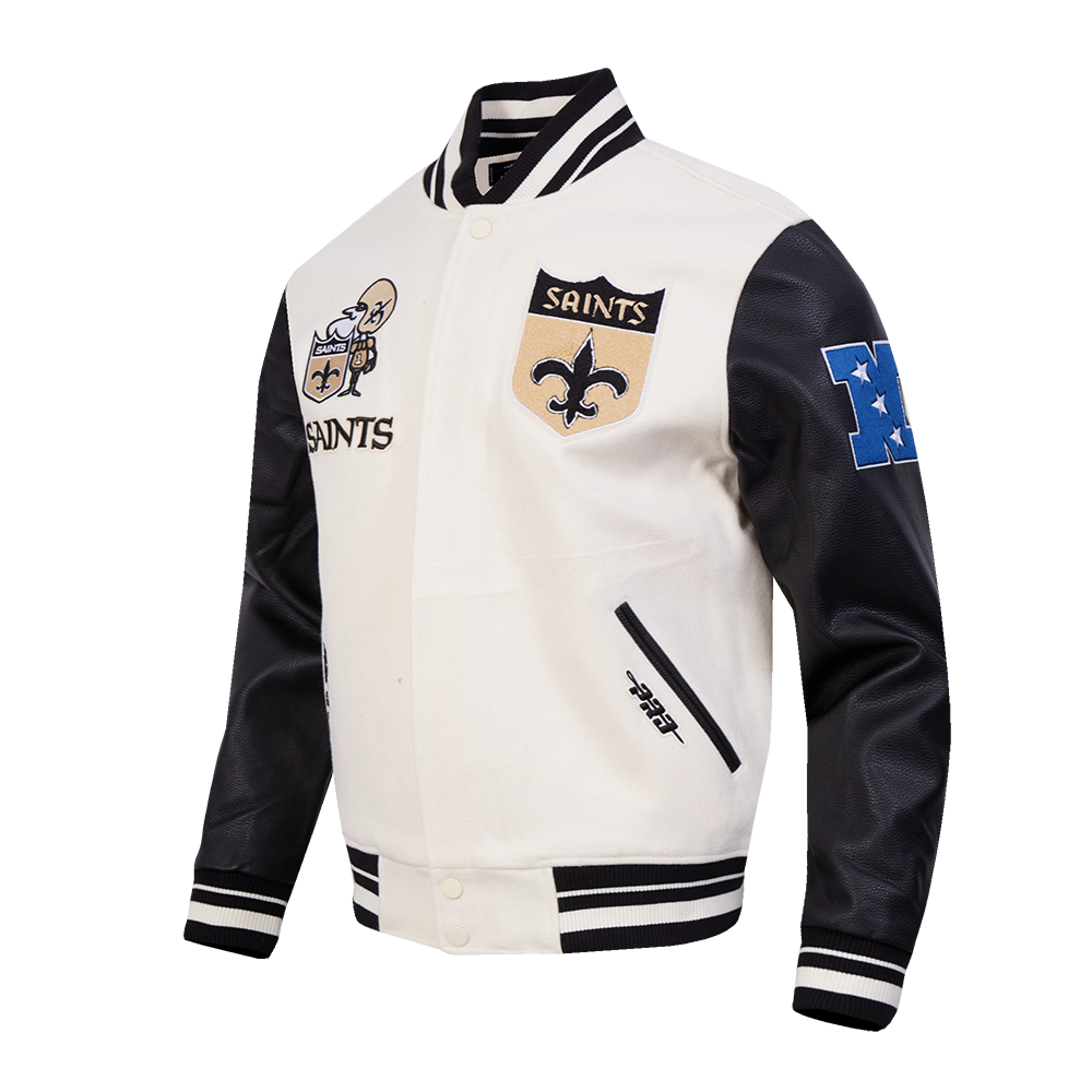 CHAMARRA UNIVERSITARIA NFL NEW ORLEANS SAINTS RETRO CLASSICS