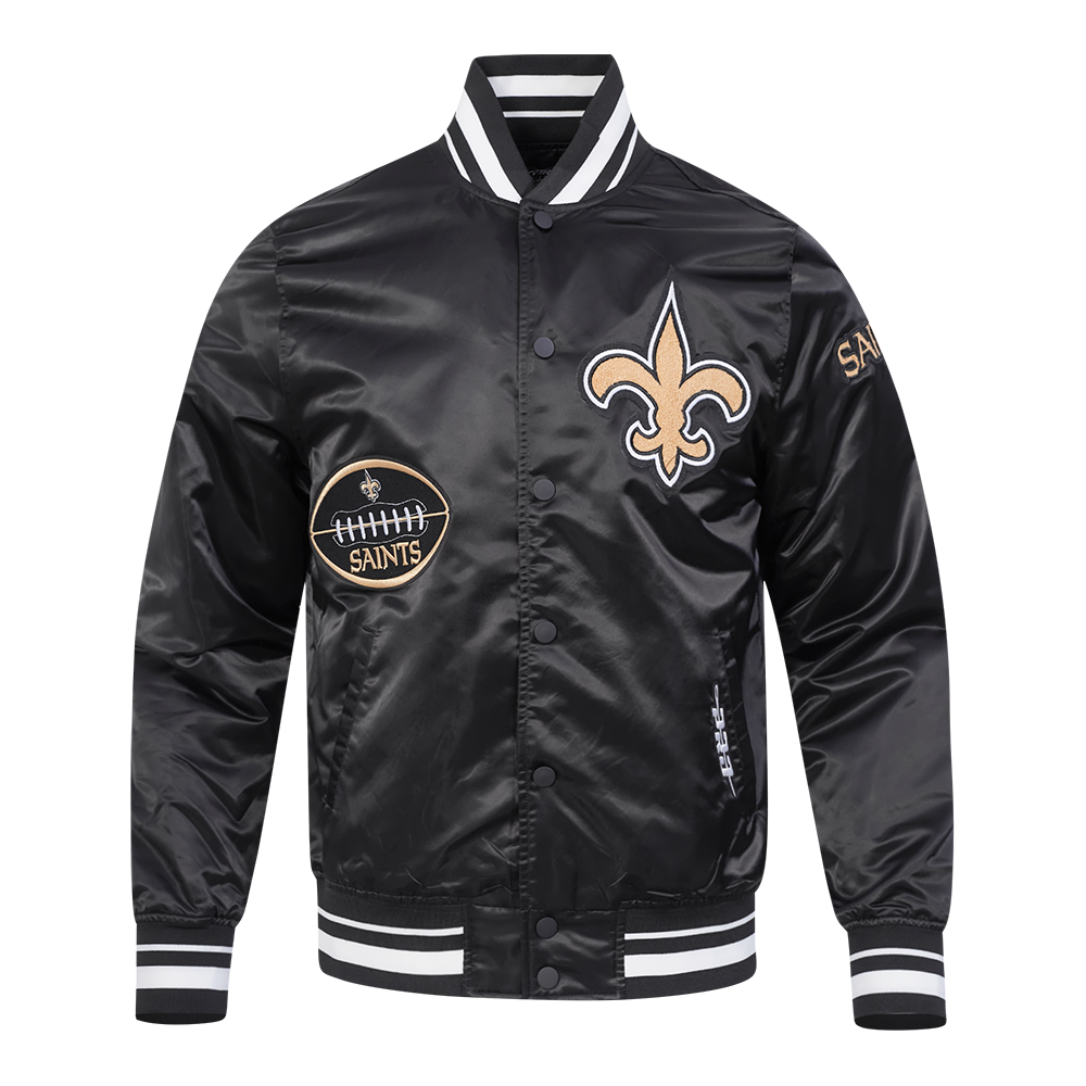 CHAMARRA DE SATÍN NFL NEW ORLEANS SAINTS OLD ENGLISH
