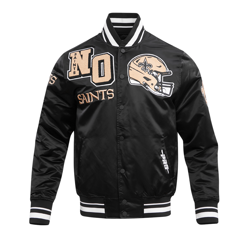 CHAMARRA DE SATÉN NFL NEW ORLEANS SAINTS MASH UP