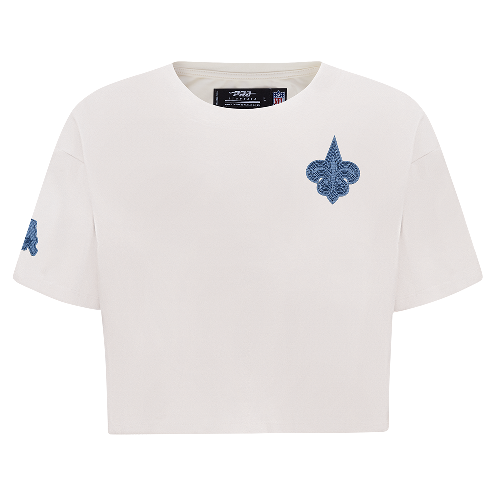 PLAYERA NFL NEW ORLEANS SAINTS VARSITY BLUES PARA MUJER