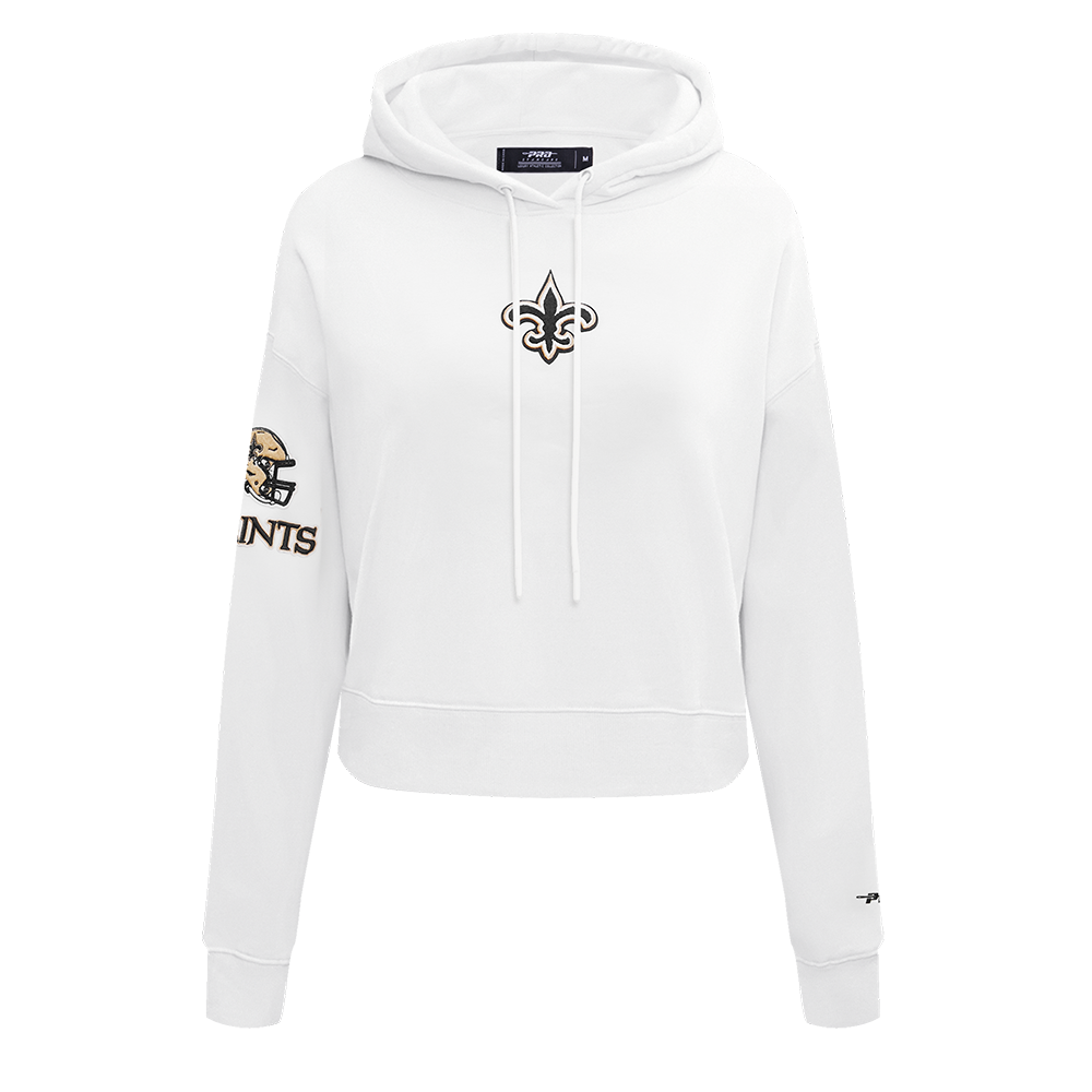 SUDADERA CON GORRO NFL NEW ORLEANS SAINTS CLASSIC CHENILLE PARA MUJER