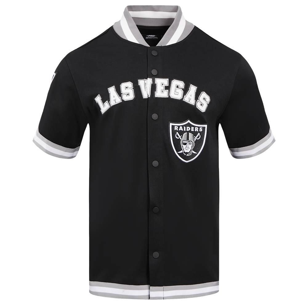 SOBRECAMISA DE MANGA CORTA NFL LAS VEGAS RAIDERS CLASSIC CHENILLE