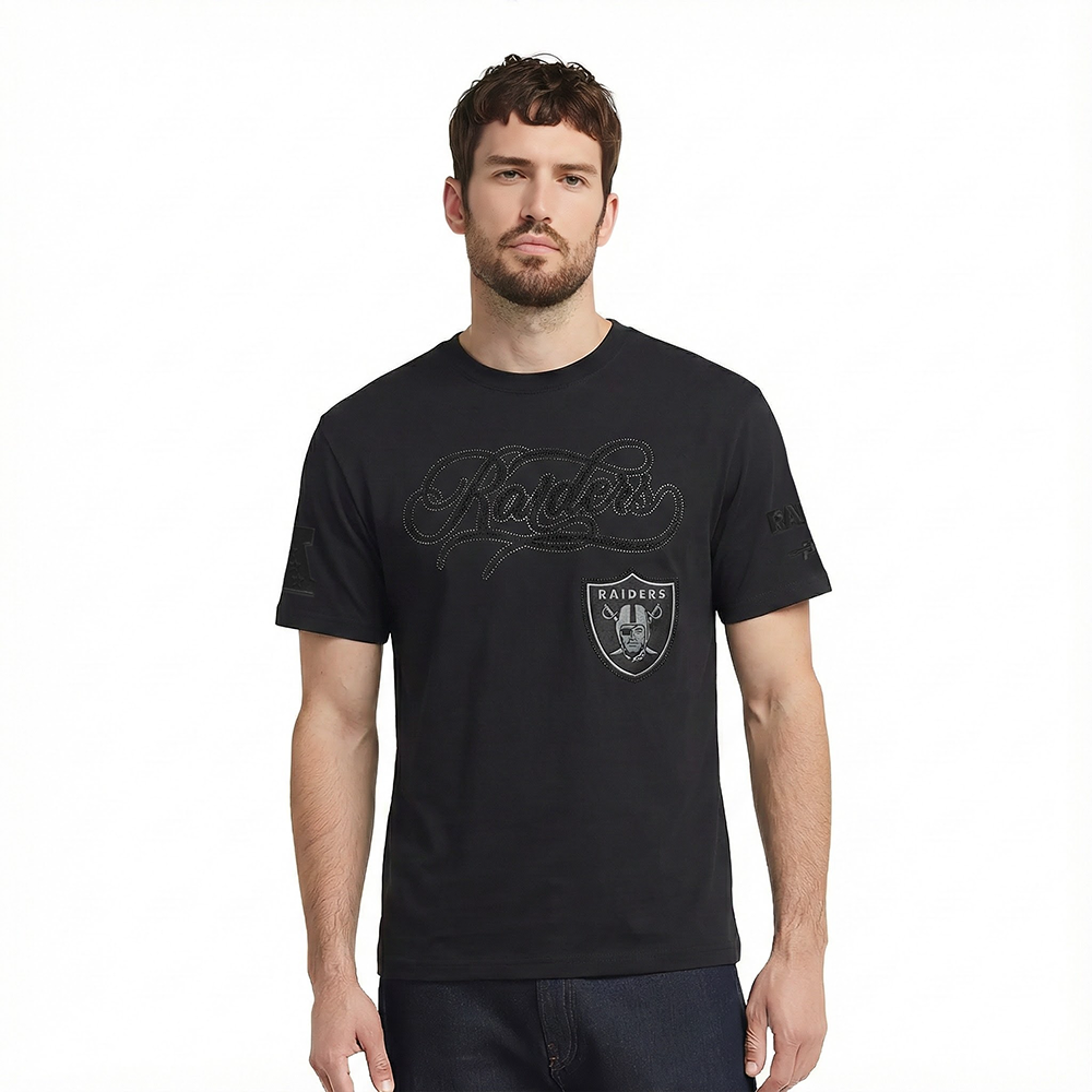 PLAYERA NFL LAS VEGAS RAIDERS BLACKOUT