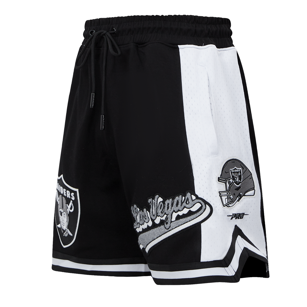 SHORTS DE BASQUETBOL NFL LAS VEGAS RAIDERS SCRIPT TAIL