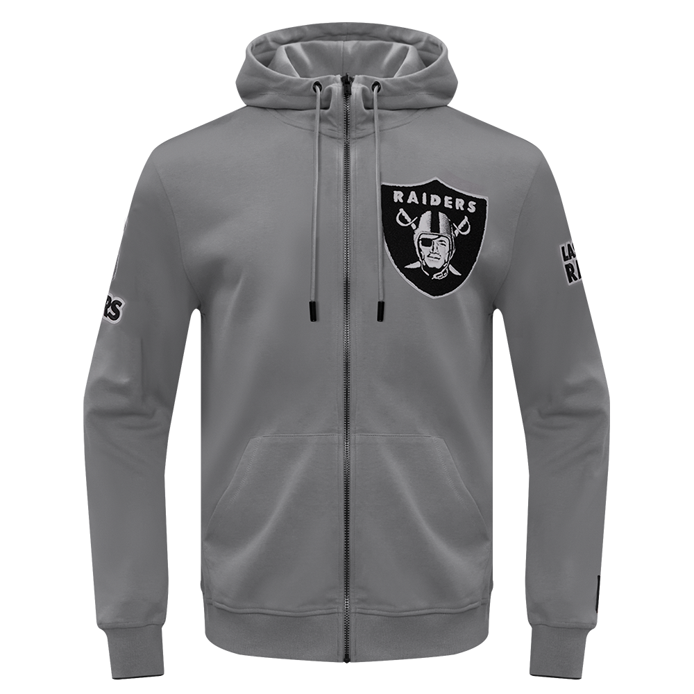 SUDADERA CON CIERRE NFL LAS VEGAS RAIDERS CLASSIC CHENILLE