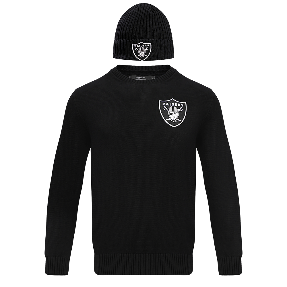 SET NFL LAS VEGAS RAIDERS KNIT BOX SET
