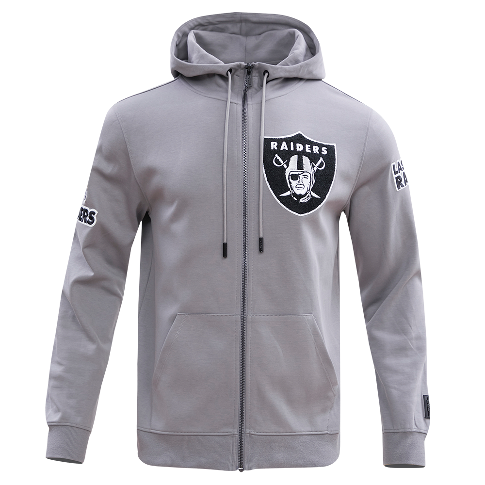 SUDADERA CON CIERRE NFL LAS VEGAS RAIDERS CLASSIC CHENILLE