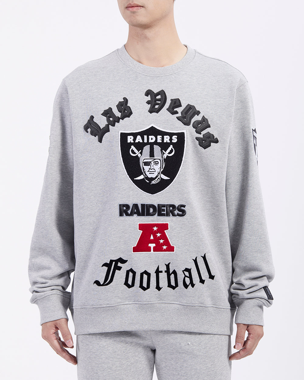 SUDADERA DE CUELLO REDONDO NFL LAS VEGAS RAIDERS OLD ENGLISH