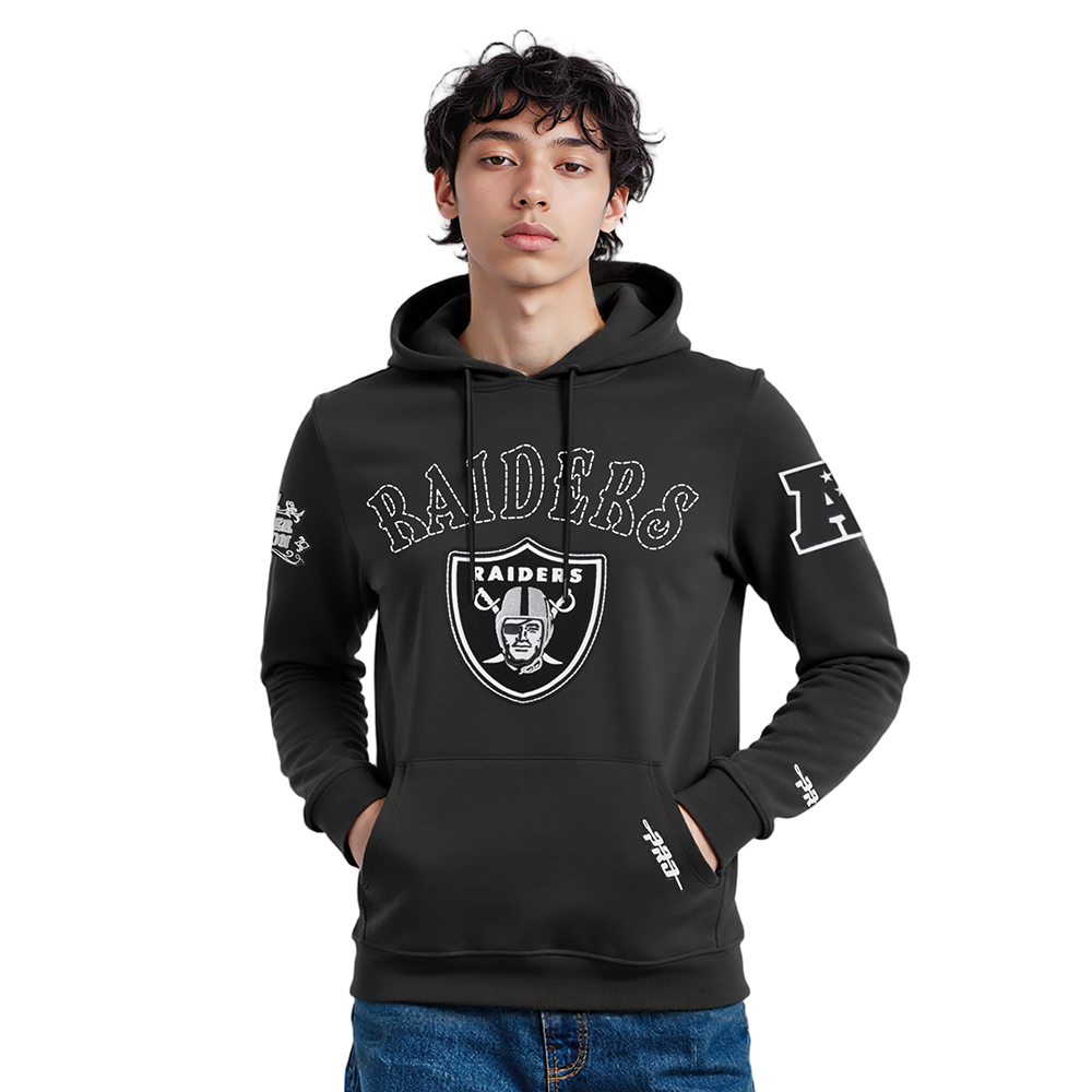 SUDADERA CON GORRO NFL LAS VEGAS RAIDERS REBEL ATHLETICS