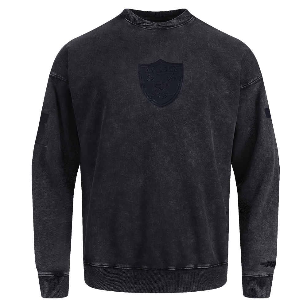 SUDADERA DE CUELLO REDONDO NFL LAS VEGAS RAIDERS WASHED VANGUARD