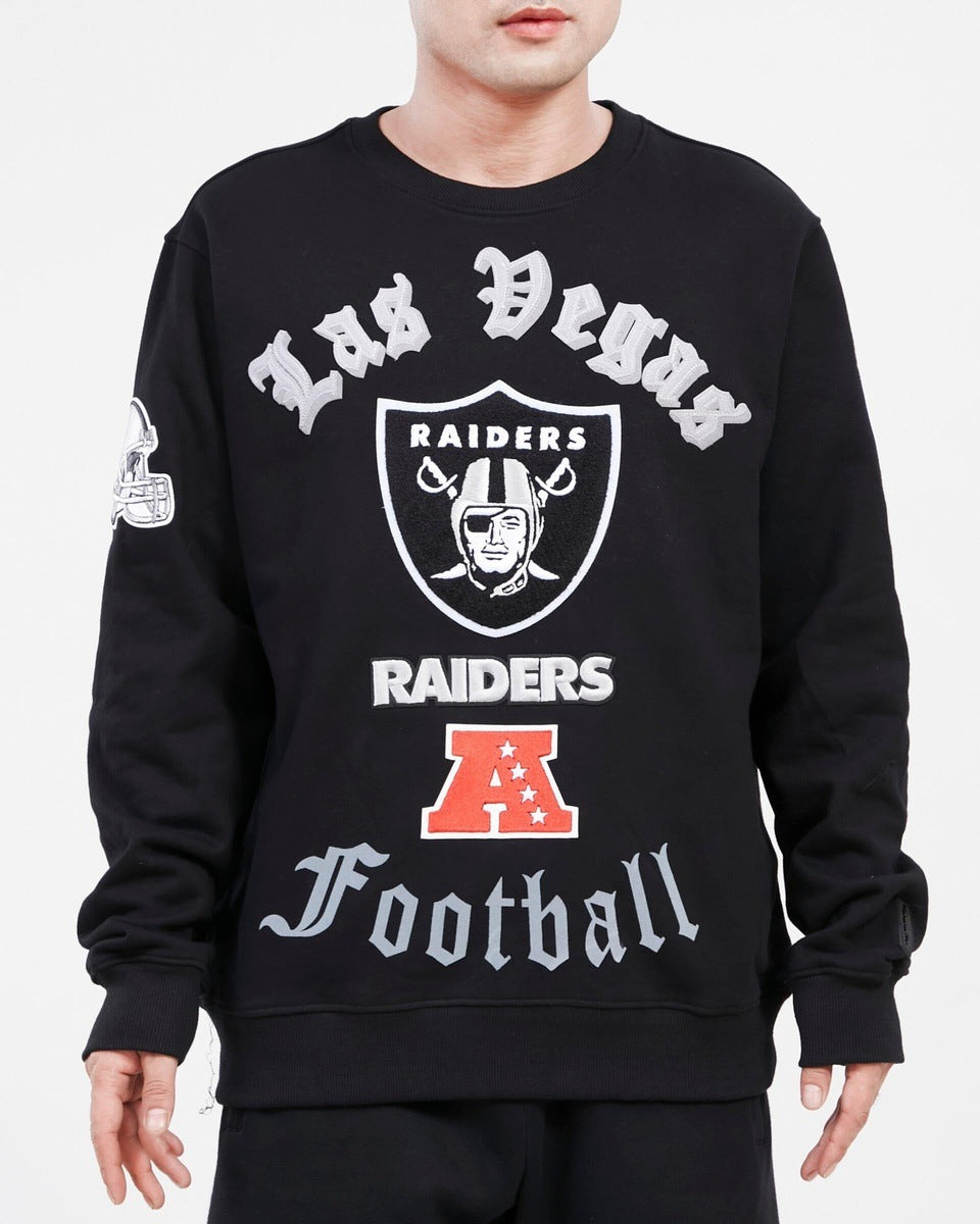 SUDADERA DE CUELLO REDONDO NFL LAS VEGAS RAIDERS OLD ENGLISH