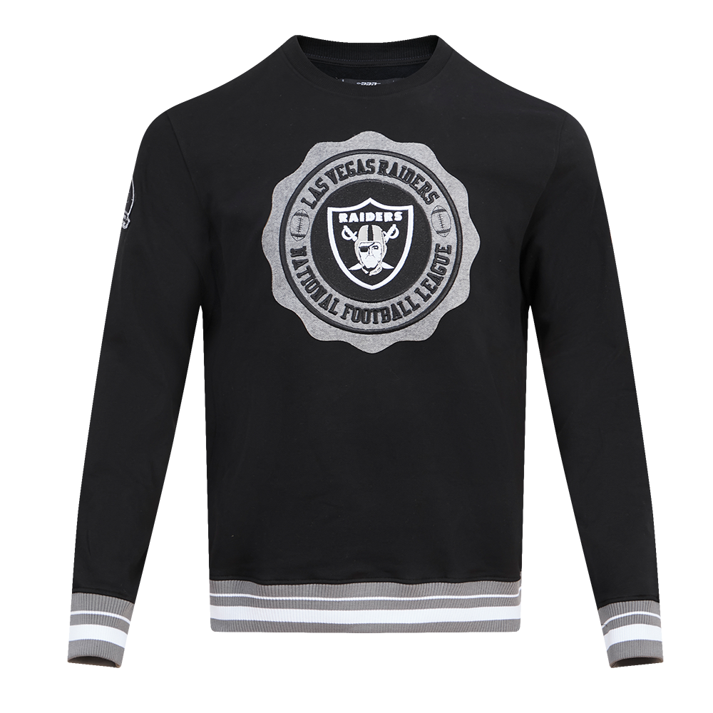 SUDADERA DE CUELLO REDONDO NFL LAS VEGAS RAIDERS CREST EMBLEM