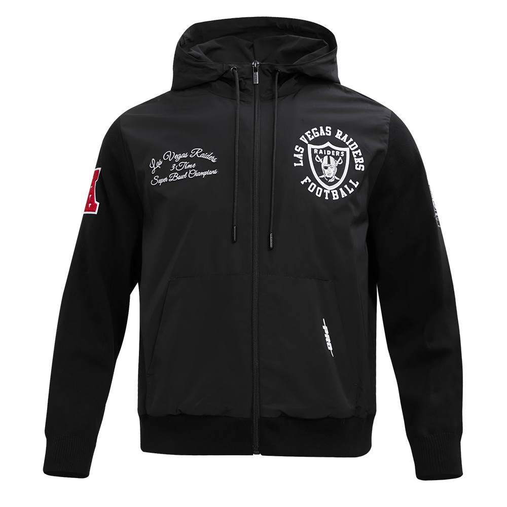 SUDADERA CON CIERRE NFL LAS VEGAS RAIDERS HYBRID