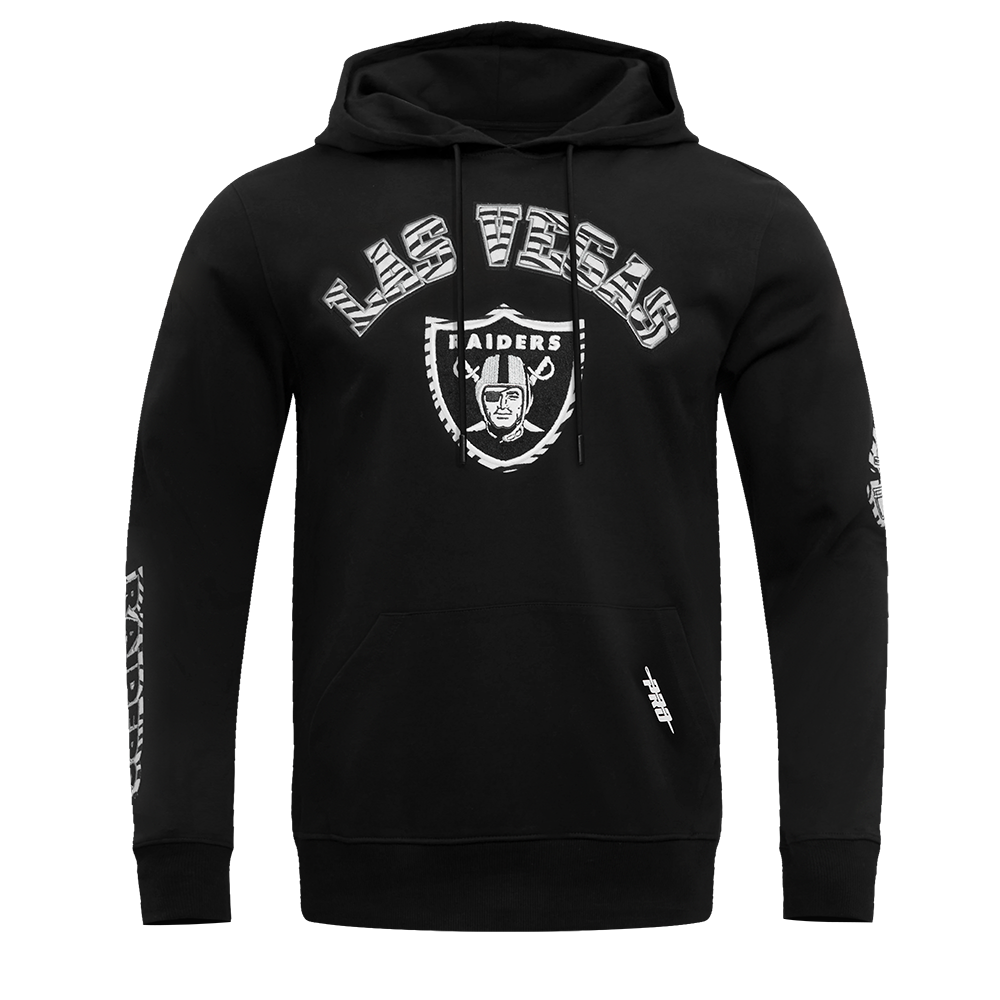 SUDADERA CON GORRO NFL LAS VEGAS RAIDERS ANIMAL PRINT